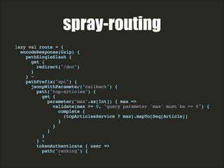spray-routing
 