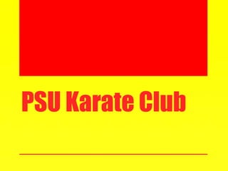 PSU Karate Club
 