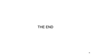THE END 
36 
Precession - The natural tendency of all rotating objects to wobble. 
The rotational axis of the Earth, and all planets, constantly wobbles. 
For the Earth, one full precession takes approximately 26,000 years. 
