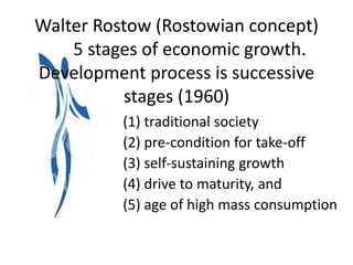 5 stages of economic development