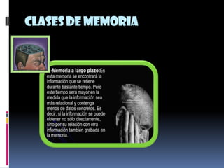 Clases de memoria
 