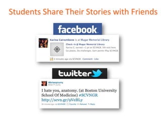 Students Share Their Stories with Friends