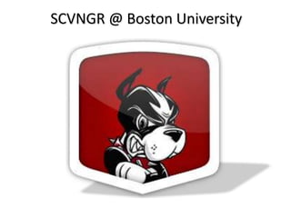 SCVNGR @ Boston University