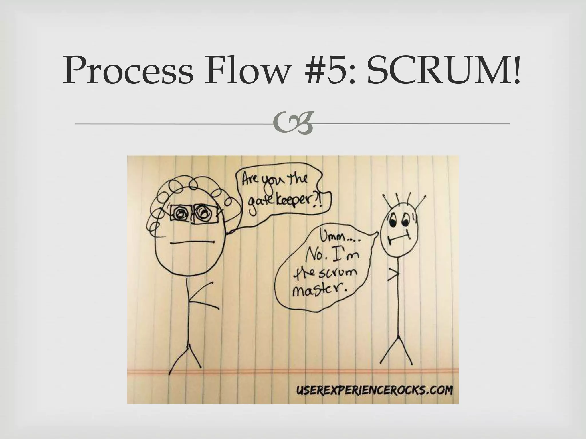 
Process Flow #5: SCRUM!
 