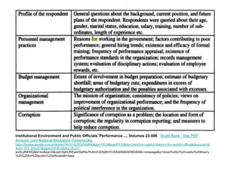 Institutional Environment and Public Officials' Performance ..., Volumes 23-506 World Bank - free PDF
Amazon.com National Bookstore Powerbooks.
https://books.google.com.ph/books?id=X1G3EQ5yh90C&pg=PA10&lpg=PA10&dq=Good+or+useful+theory++for+public+officials&source=bl
&ots=3Y4_tmtUZ1&sig=kH3F8Ck8qKLUEJJY-
wv5LyINH0Q&hl=en&sa=X&ved=0ahUKEwiin5qRta7KAhVCE5QKHYc9AG0Q6AEIKDAD#v=onepage&q=Good%20or%20useful%20theory
%20%20for%20public%20officials&f=false
 