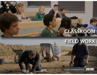 CLASSROOM

FIELD WORK




tostie, europedistrict
 