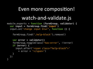 Turn your spaghetti code into ravioli with JavaScript modules | PDF