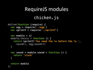 Turn your spaghetti code into ravioli with JavaScript modules | PDF