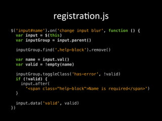 Turn your spaghetti code into ravioli with JavaScript modules | PDF