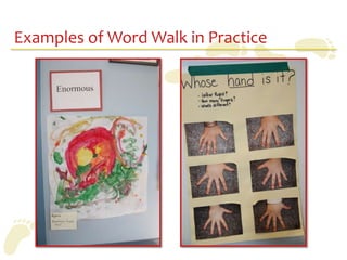 Examples of Word Walk in Practice
 