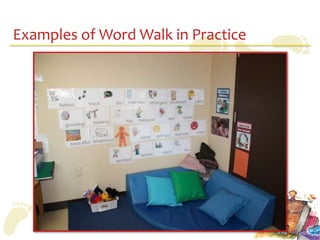 Examples of Word Walk in Practice
 