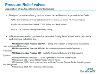 Pressure Relief valve sizing and design | PPT