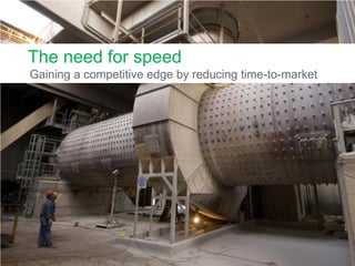 The need for speed
Gaining a competitive edge by reducing time-to-market

Schneider Electric│End User Business Group - Industry │PlantSolutions│Erhard Bartl│Apr 2013

6

 