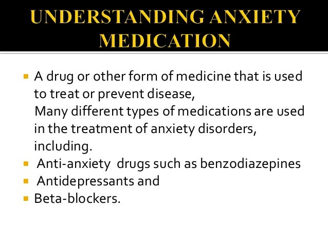 atenolol and anxiety disorder