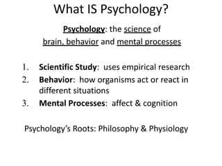 Ch01 Psychological Foundations | PDF