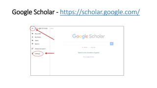 Google Scholar - https://scholar.google.com/
 