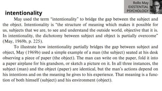 Intentionality Rollo May PSY 068 Lesson 13.ppt Theories of personality | PPTX