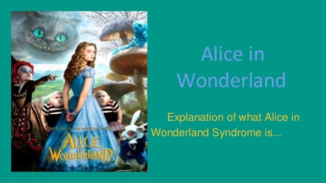 Natalie S Alice In Wonderland Syndrome Project