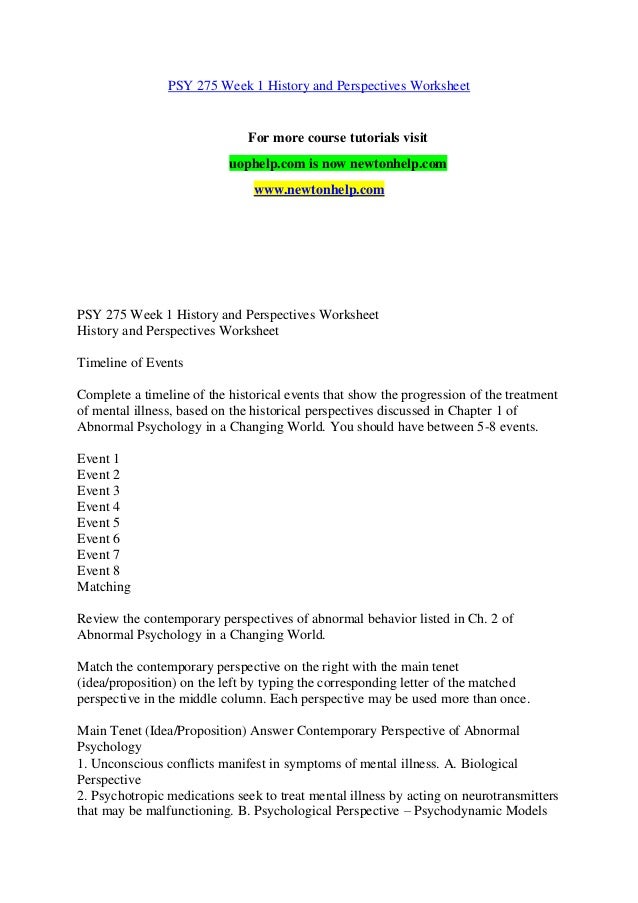 PSY 275 Innovative Education