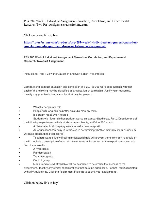 Correlation and causation psychology image