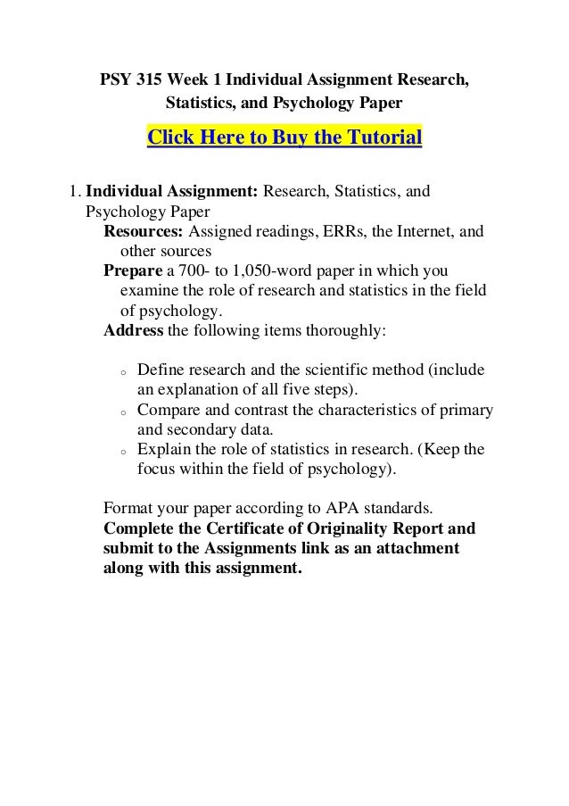 Psychology statistics homework help