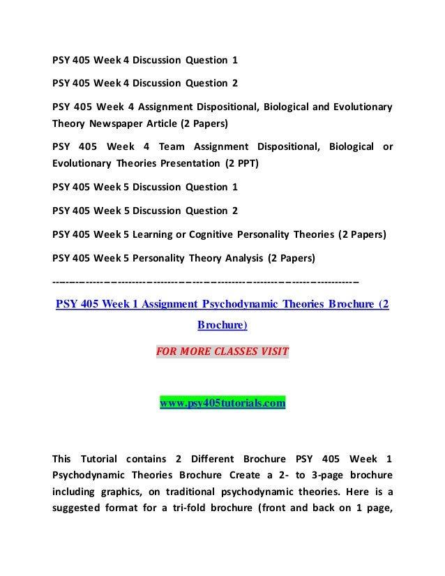 PSY 405 TUTORIALS Redefined Education--psy405tutorials.com