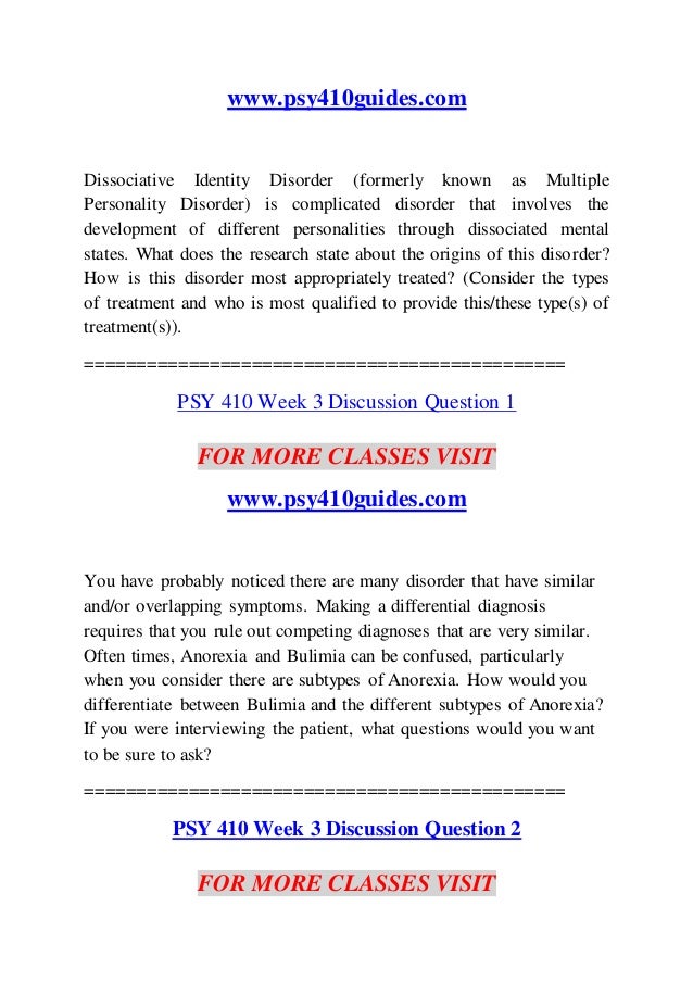 PSY 410 GUIDES Education Counseling -- psy410guides.com