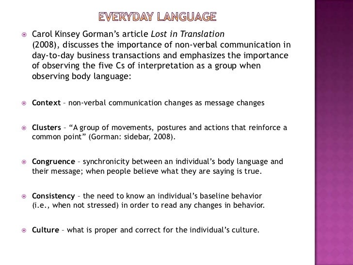 😍 Observing nonverbal communication. Nonverbal Observation Essay. 2019