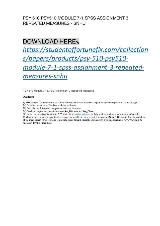 7 1 spss assignment 3 repeated measures 07 picture