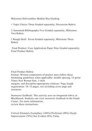 PSY 634 Final Project Guidelines and Grading Guide O.docx