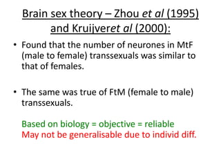 Evaluation – Biological:
• Objective, when looking
at hormone levels. Such
as oestrogen present in
DDT
• Reductionist
 