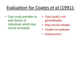 Question!
Compare and contrast explanations
for gender dysphoria (8+16 marks)
 