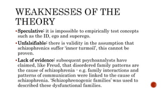 Psychogenic Approach Psychological Approaches to Schizophrenia | PPTX