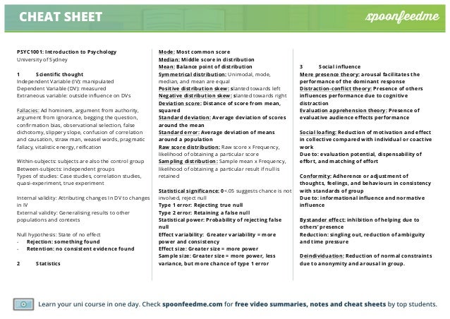 student development theory cheat sheet