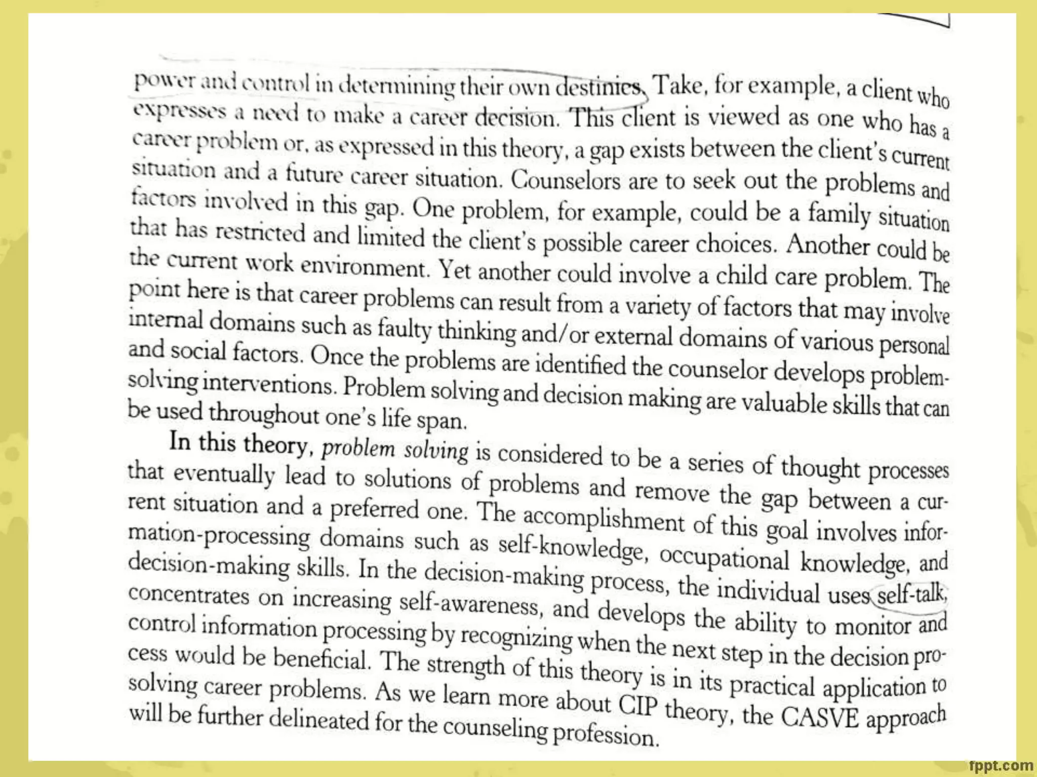 Theories of Career Development