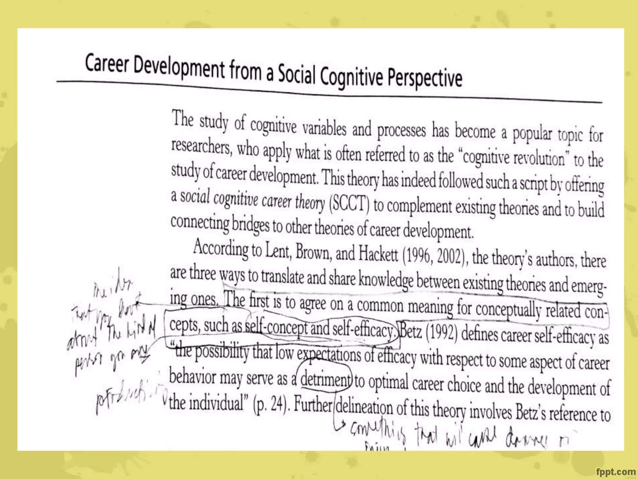 Theories of Career Development