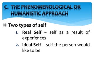 Theories of Personalities