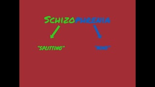 Schizophrenia Class Report (MENTAL DISORDER)