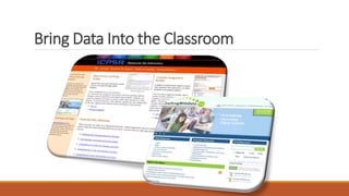 Bring Data Into the Classroom
 