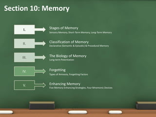Psych 100 memory | PPT