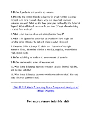 PSYCH 610 Extraordinary Life/newtonhelp.com | DOCX