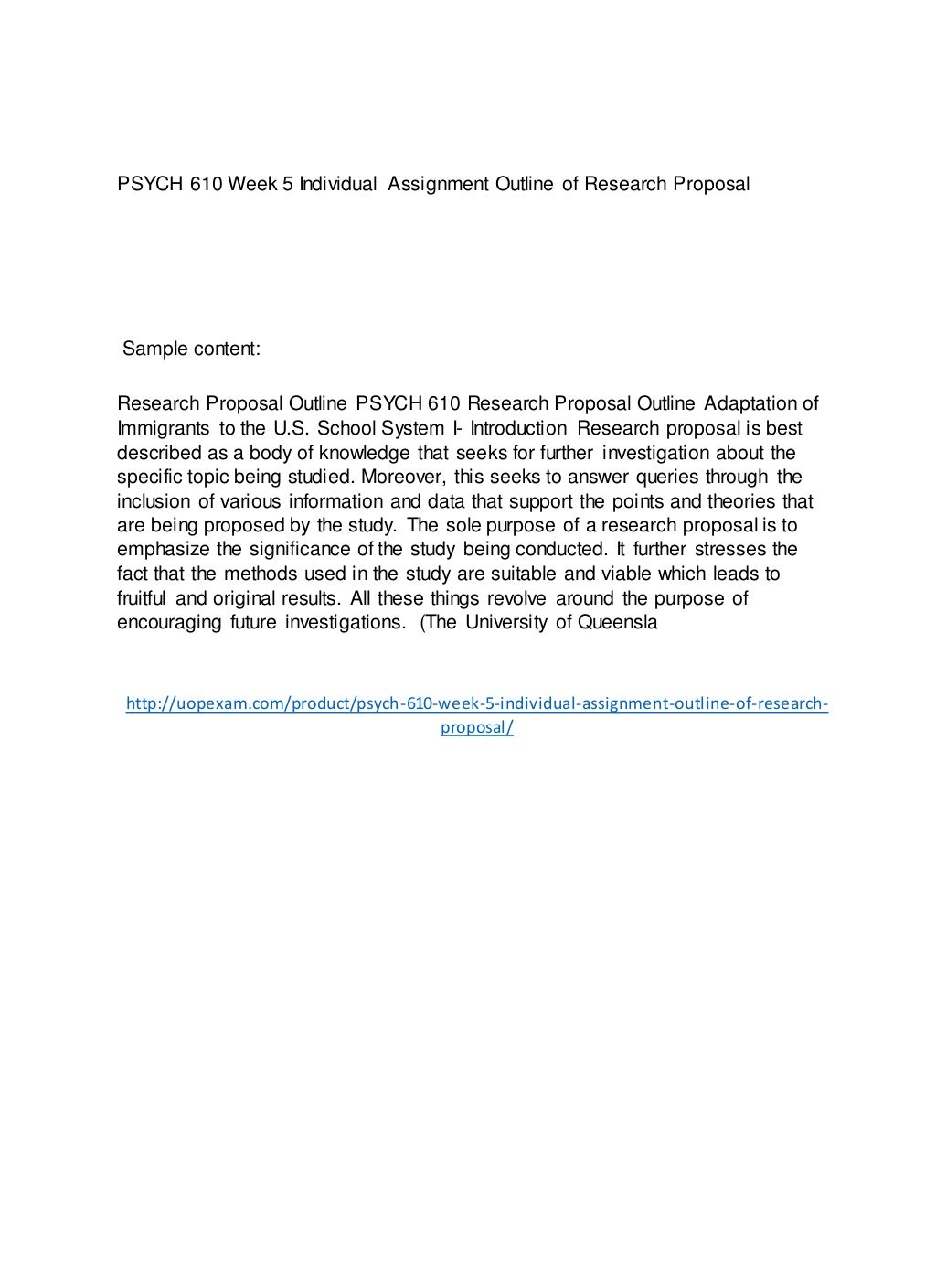 Examples of project proposal assignment picture