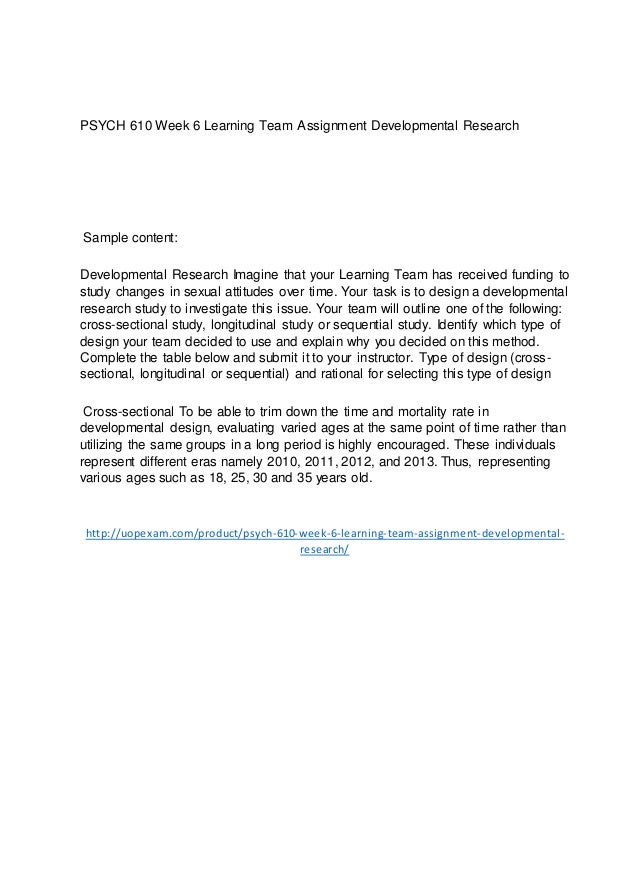 Learning team assignment essay example image