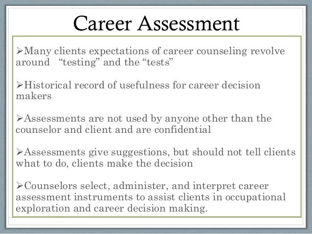 career assessment tests