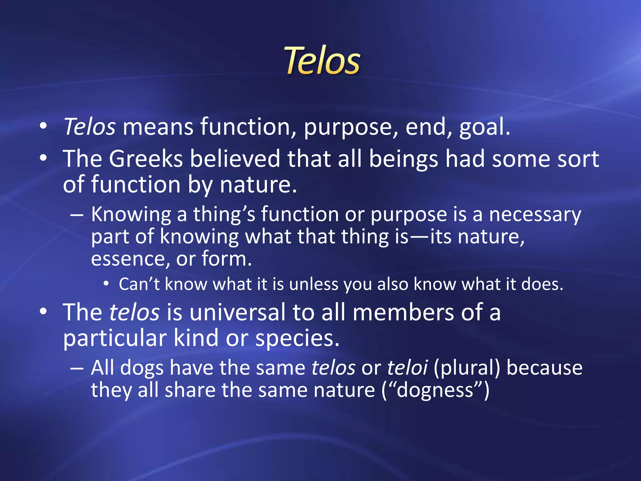 Psyche, Telos, Aretē & Eudaimonia | PPTX