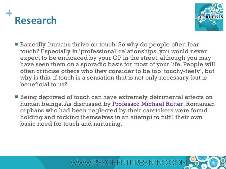 The Psychology of Touch