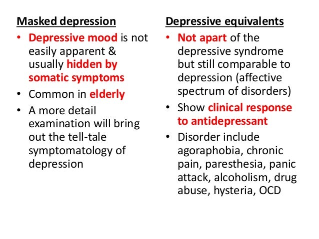 Involutional depression