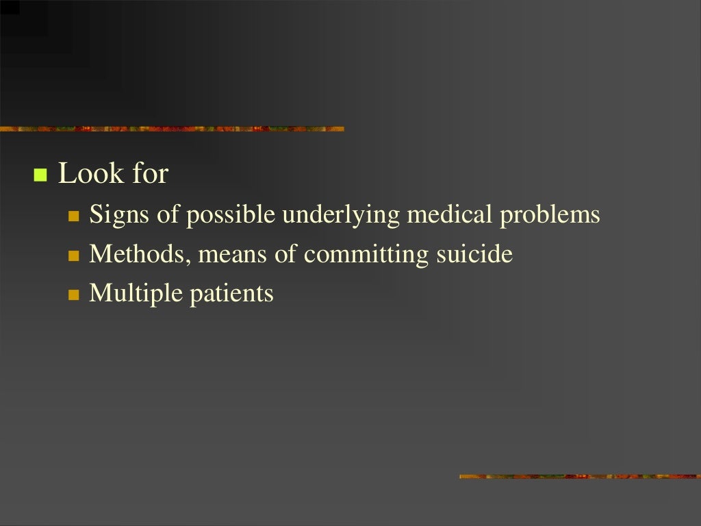 Psychiatric emergency