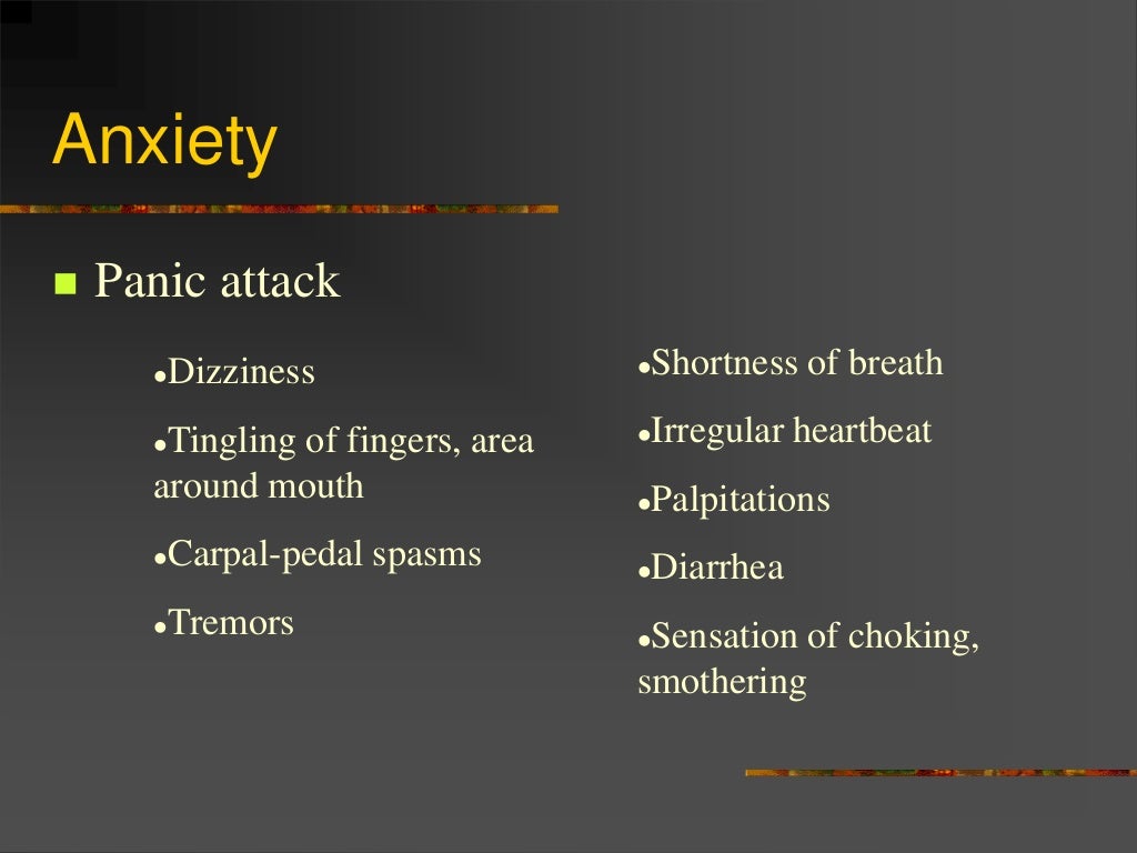 Psychiatric emergency