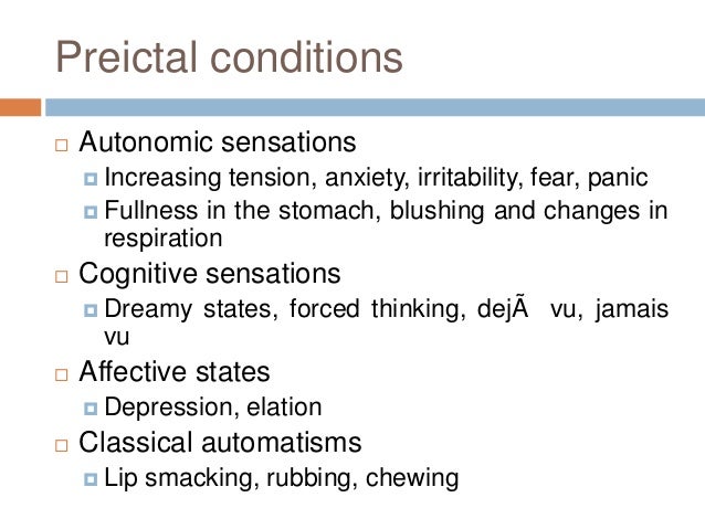Psychiatric Manifestations Of Epilepsy